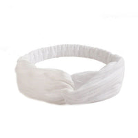 Knot Elastic Hair Bands Soft Twisted Knotted Headwrap