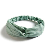 Knot Elastic Hair Bands Soft Twisted Knotted Headwrap