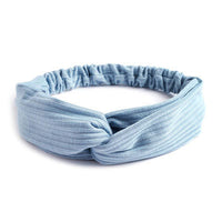 Knot Elastic Hair Bands Soft Twisted Knotted Headwrap