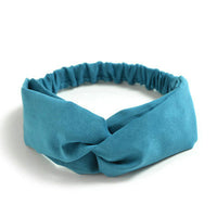 Knot Elastic Hair Bands Soft Twisted Knotted Headwrap