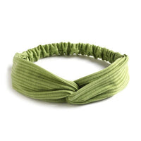 Knot Elastic Hair Bands Soft Twisted Knotted Headwrap