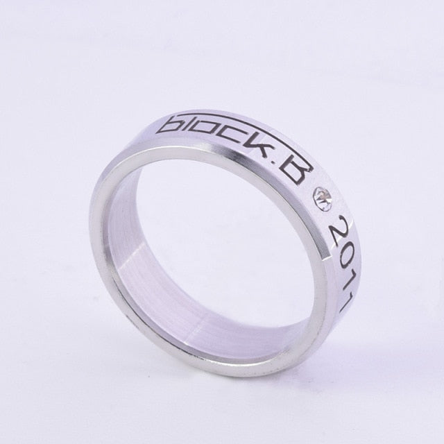 Kpop Stray Kids Alloy Ring Simple Fashion style for Lover fans gift collection Wanna One Bigbang Finger ring kpop stray kids