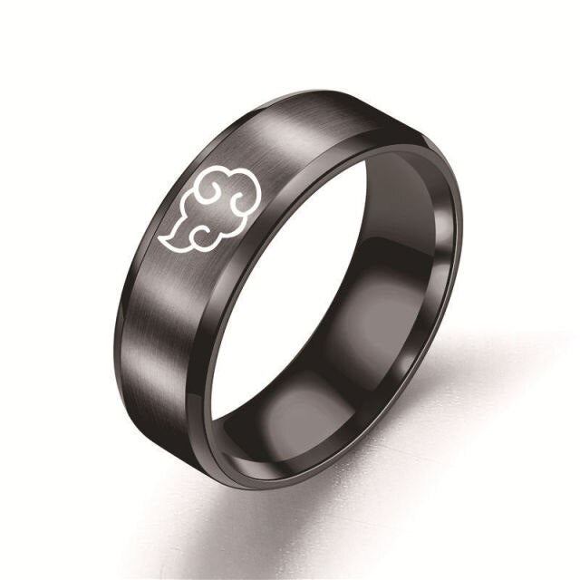 8MM Anime Cosplay Cloud Rings Animation Japanese Animation Titanium Steel Rings For Women 2021 Trendy Gift For Boy WeJewelry New